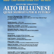 Convegno mobilità Alto Bellunese sabato 19 nov a Belluno